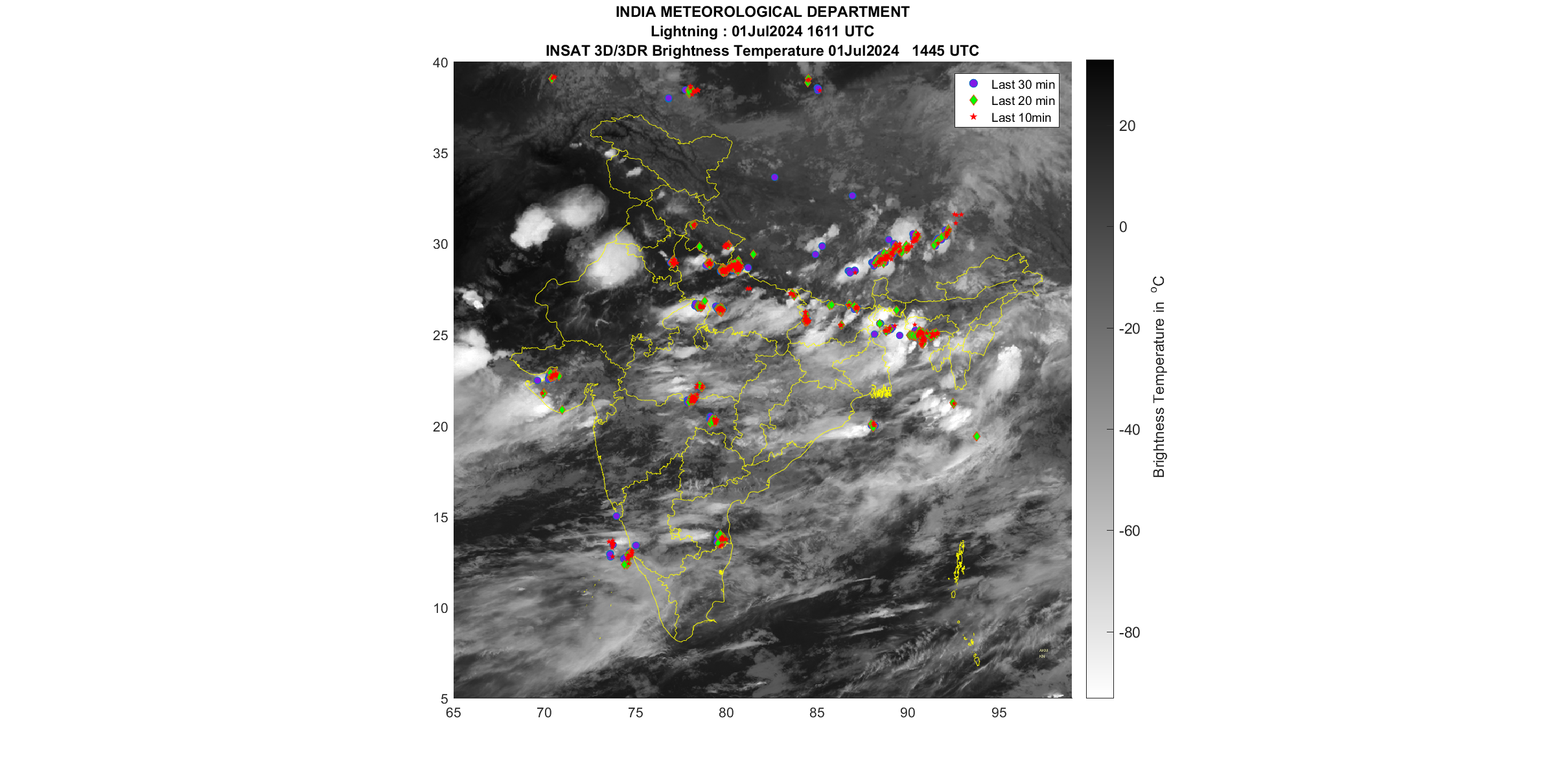 INDIA METEOROLOGICAL DEPARTMENT Ministry of Earth Sciences LIGHTNING WITH  INSAT-3D DATA AND IMD RADARS